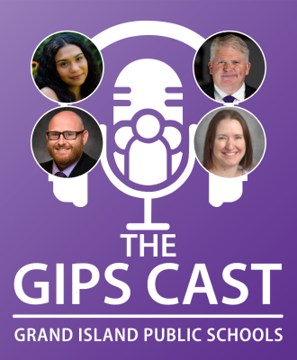  GIPS Cast podcast logo w/ headshots of Jeff Gilbertson, Megan Stone, Adi Beltran, & Nate Helzer.