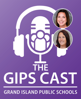  GIPS Cast podcast logo w/ headshots of Amber O'Hara and Beki Piel.