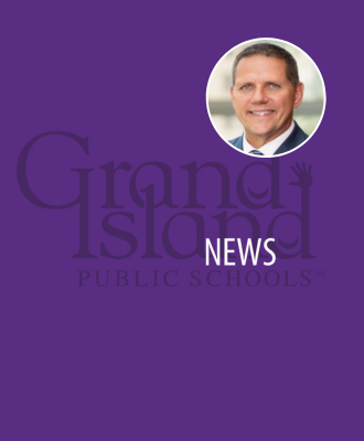  GIPS News graphic with small headshot of Superintendent Matt Fisher