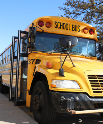  School Bus at Knickrehm Elementary